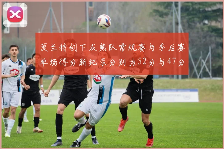 莫兰特创下灰熊队常规赛与季后赛单场得分新纪录分别为52分与47分